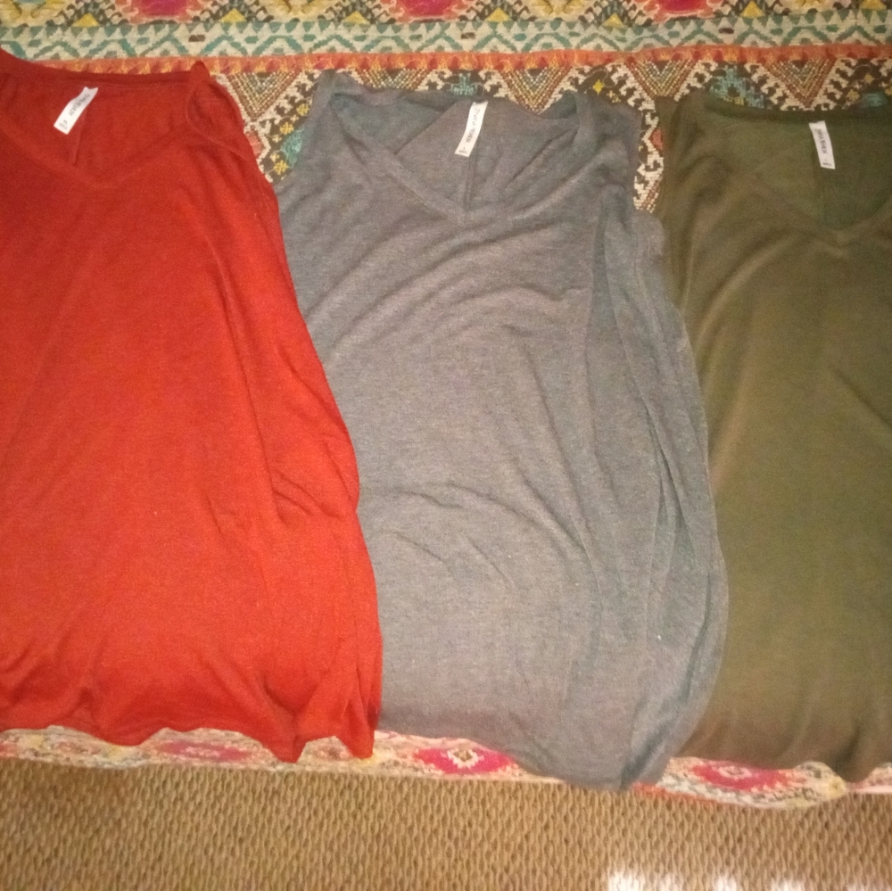 Bundle of 3, Zenana Premium Sleeveless Tunic